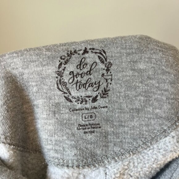 John Deere Watercolor Chicken Gray Sweatshirt Women's Large - Picture 7 of 8